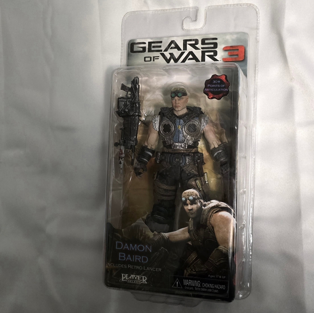 2011 NECA Gears of War 3 Series 2 Damon Baird 7” Action Figure [Retro Lancer]